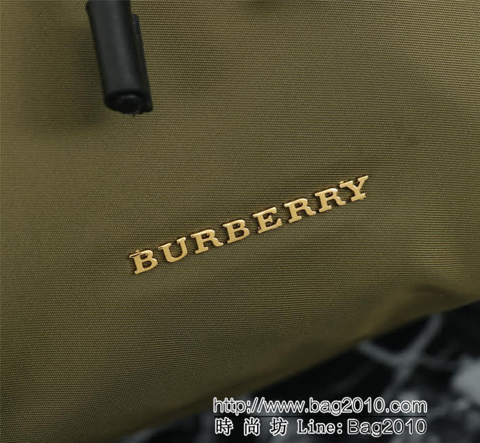 BURBERRY巴寶莉 中號 The Rucksack軍旅背包 3D立體徽標 多功能雙肩包  Bhq1312